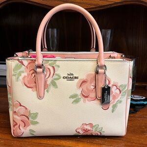 Coach Surrey Jumbo Floral Purse(  RESERVED )